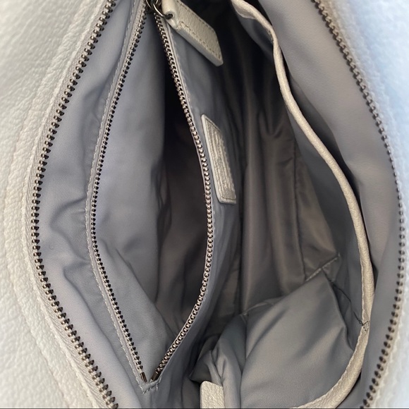 Burberry Handbag White Plaid Gunmetal Hardware - Picture 9 of 15